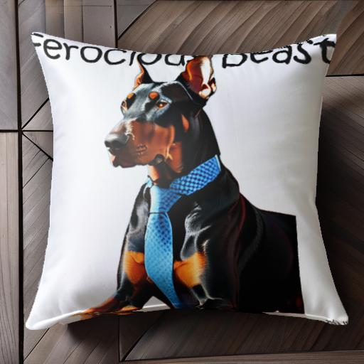 ネクタイ ドーベルマン クッション