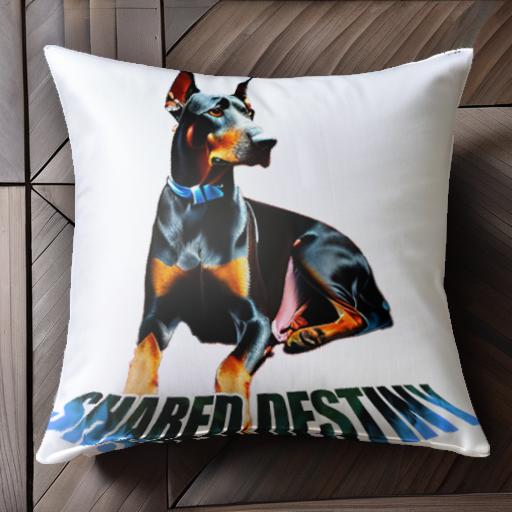 運命 ドーベルマン 共有 勇気 忠誠 クッションカバー 45×45cm アニマル柄 おしゃれ 可愛い クッション..