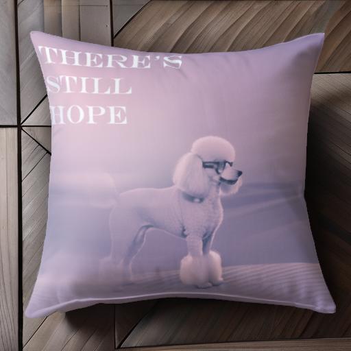 サングラス プードル 砂漠 希望 クッションカバー 45×45cm アニマル柄 おしゃれ 可愛い クッション本体..