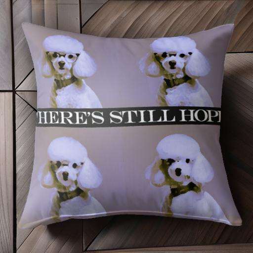 プードル クッションカバー 45×45cm アニマル柄 おしゃれ 可愛い クッション本体付き 正方形 犬ファン