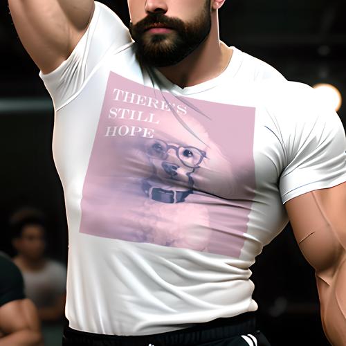 Tシャツ メンズ キッズ 犬ファン 半袖 春夏 犬柄 プリント カジュアル かわいい 人間用 フィットネス ダンス メガネ プードル 英語のテキスト 首輪