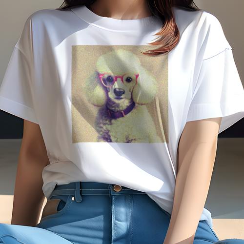 Tシャツ レディース 犬ファン 半袖 春夏 犬柄 プリント カジュアル かわいい 人間用 フィットネス ダンス メガネ プードル 首輪 Tシャツ レディース 犬ファン 半袖 春夏 犬柄 プリント カジュアル かわいい 人間用 フィットネス ダンス メガネ プードル 首輪
