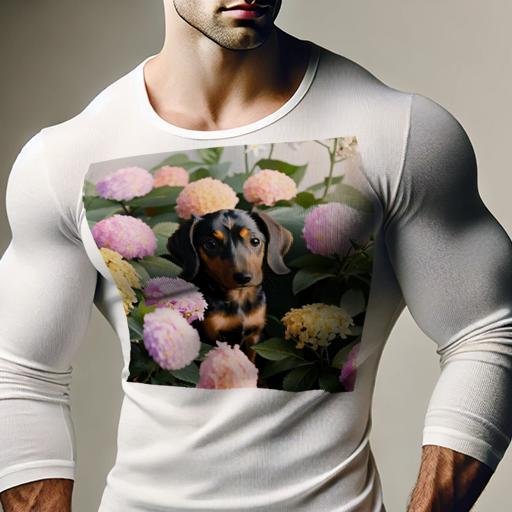 長袖Tシャツ 人間用 メンズ 秋春夏 プリント レジャー アウトドア カジュアル かわいい 犬ファン 花 ダ..