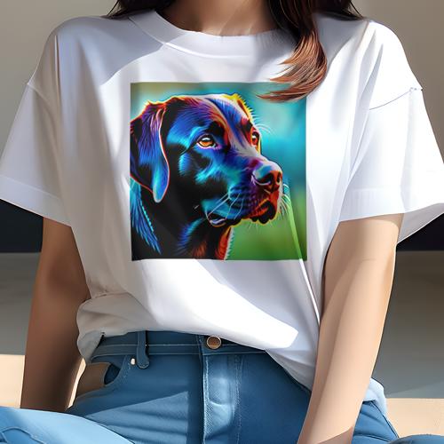 Tシャツ レディース 犬ファン 半袖 春夏 犬柄 プリント カジュアル かわいい 人間用 フィットネス ダンス カラフル ラブラドールレトリバー アート ポップアート 犬 青 Tシャツ レディース 犬ファン 半袖 春夏 犬柄 プリント カジュアル かわいい 人間用 フィットネス ダンス カラフル ラブラドールレトリバー アート ポップアート 犬 青