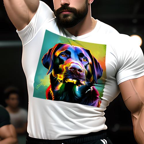 Tシャツ メンズ キッズ 犬ファン 半袖 春夏 犬柄 プリント カジュアル かわいい 人間用 フィットネス ダンス カラフル ラブラドールレトリバー アート ポップアート Tシャツ メンズ キッズ 犬ファン 半袖 春夏 犬柄 プリント カジュアル かわいい 人間用 フィットネス ダンス カラフル ラブラドールレトリバー アート ポップアート