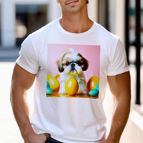 Tシャツ メンズ キッズ 犬ファン 半袖 春夏 犬柄 プリント カジュアル かわいい 人間用 フィットネス ..