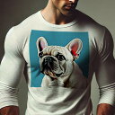 長袖Tシャツ 人間用 メンズ 秋春夏 プリント レジャー アウトドア カジュアル かわいい 犬ファン サングラス サルーキ 黄色いコート 都市の背景 クッション...