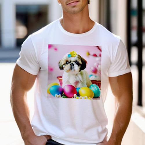 Tシャツ メンズ キッズ 犬ファン 半袖 春夏 犬柄 プリント カジュアル かわいい 人間用 フィットネス ダンス サングラス サルーキ 黄色いコート 都市の背景 クッションカバー 45×45cm