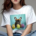 Tシャツ レディース 犬ファン 半袖 春夏 犬柄 プリント カジュアル かわいい 人間用 フィットネス ダンス サングラス サルーキ 黄色いコート 都市の背景 ...