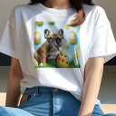 Tシャツ レディース 犬ファン 半袖 春夏 犬柄 プリント カジュアル かわいい 人間用 フィットネス ダンス サングラス サルーキ 黄色いコート 都市の背景 ...
