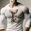 長袖Tシャツ 人間用 メンズ 秋春夏 プリント レジャー アウトドア カジュアル かわいい 犬ファン サングラス サルーキ 黄色いコート 都市の背景 クッション...