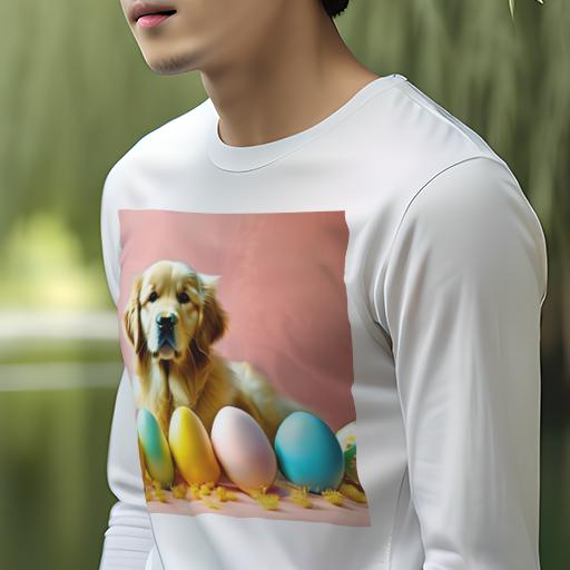 長袖Tシャツ 人間用 メンズ 秋春夏 プリント レジャー アウトドア カジュアル かわいい 犬ファン イー..