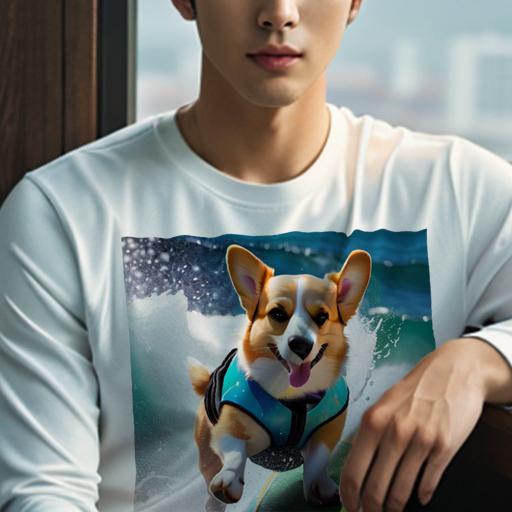 長袖Tシャツ 人間用 メンズ 秋春夏 プリント レジャー アウトドア カジュアル かわいい 犬ファン サー..