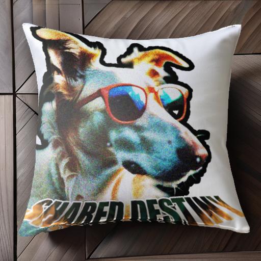 サングラス その他 文字 クッションカバー 45×45cm アニマル柄 おしゃれ 可愛い クッション本体付き 正..