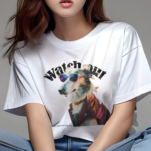 Tシャツ レディース 犬ファン 半袖 春夏 犬柄 プリント カジュアル かわいい 人間用 フィットネス ダンス サングラス ボルゾイ ジャケット テキスト Tシャツ レディース 犬ファン 半袖 春夏 犬柄 プリント カジュアル かわいい 人間用 フィットネス ダンス サングラス ボルゾイ ジャケット テキスト