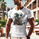 Tシャツ メンズ キッズ 犬ファン 半袖 春夏 犬柄 プリント カジュアル かわいい 人間用 フィットネス ダンス サングラス ボーダーコリー ジャケット ライティング