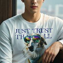 長袖Tシャツ 人間用 メンズ 秋春夏 プリント レジャー アウトドア カジュアル かわいい 犬ファン サングラス ボルゾイ マフラー トレンチコート レトロ ク...