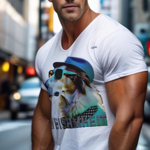 Tシャツ メンズ キッズ 犬ファン 半袖 春夏 犬柄 プリント カジュアル かわいい 人間用 フィットネス ダンス 帽子 ボルゾイ サングラス パイプ スカーフ