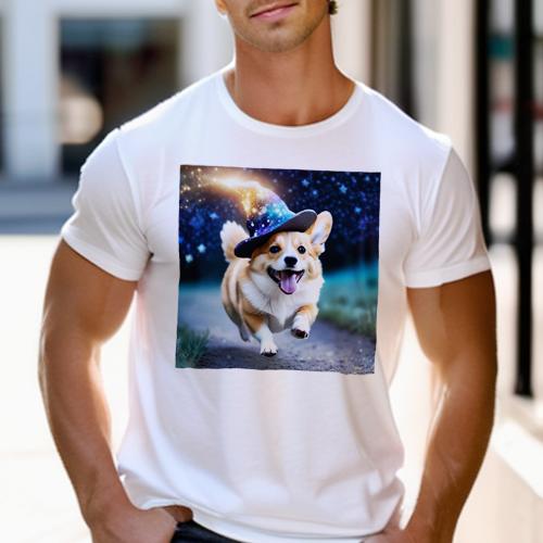 Tシャツ メンズ キッズ 犬ファン 半袖 春夏 犬柄 プリント カジュアル かわいい 人間用 フィットネス ..