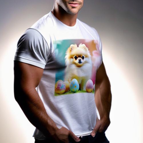 Tシャツ メンズ キッズ 犬ファン 半袖 春夏 犬柄 プリント カジュアル かわいい 人間用 フィットネス ダンス イースターエッグ ポメラニアン 花 春 Tシャツ メンズ キッズ 犬ファン 半袖 春夏 犬柄 プリント カジュアル かわいい 人間用 フィットネス ダンス イースターエッグ ポメラニアン 花 春