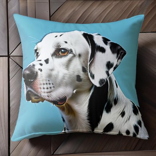水色 ダルメシアン 背景 白黒の犬 クッションカバー 45×45cm アニマル柄 おしゃれ 可愛い クッション本体付き 正方形 犬ファン 水色 ダルメシアン 背景 白黒の犬 クッションカバー 45×45cm アニマル柄 おしゃれ 可愛い クッション本体付き 正方形 犬ファン