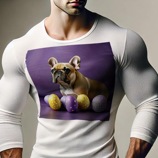 長袖Tシャツ 人間用 メンズ 秋春夏 プリント レジャー アウトドア カジュアル かわいい 犬ファン 卵 フレンチブルドッグ 紫色 黄色 水玉模様 長袖Tシャツ 人間用 メンズ 秋春夏 プリント レジャー アウトドア カジュアル かわいい 犬ファン 卵 フレンチブルドッグ 紫色 黄色 水玉模様