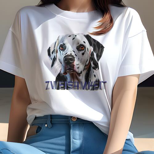 Tシャツ レディース 犬ファン 半袖 春夏 犬柄 プリント カジュアル かわいい 人間用 フィットネス ダンス テキスト ダルメシアン Tシャツ レディース 犬ファン 半袖 春夏 犬柄 プリント カジュアル かわいい 人間用 フィットネス ダンス テキスト ダルメシアン
