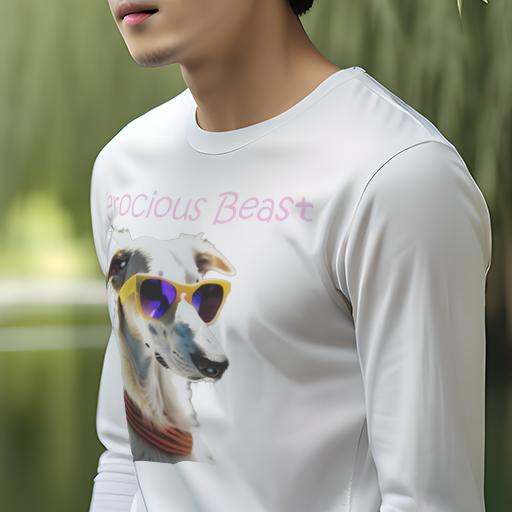 長袖Tシャツ 人間用 メンズ 秋春夏 プリント レジャー アウトドア カジュアル かわいい 犬ファン サングラス ボルゾイ マフラー 長袖Tシャツ 人間用 メンズ 秋春夏 プリント レジャー アウトドア カジュアル かわいい 犬ファン サングラス ボルゾイ マフラー