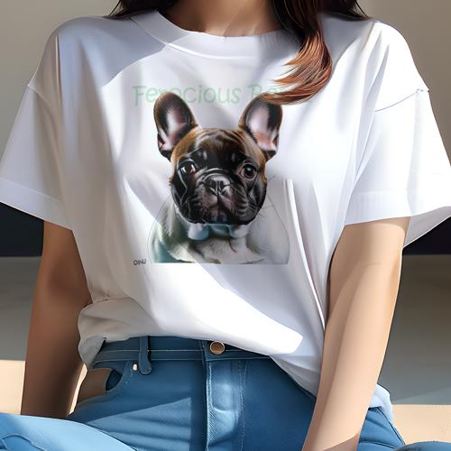 Tシャツ レディース 犬ファン 半袖 春夏 犬柄 プリント カジュアル かわいい 人間用 フィットネス ダンス フレンチブルドッグ Tシャツ レディース 犬ファン 半袖 春夏 犬柄 プリント カジュアル かわいい 人間用 フィットネス ダンス フレンチブルドッグ