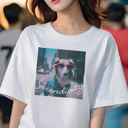 Tシャツ レディース 犬ファン 半袖 春夏 犬柄 プリント カジュアル かわいい 人間用 フィットネス ダンス サングラス その他 スーツ 街 シティ 青い服 Tシャツ レディース 犬ファン 半袖 春夏 犬柄 プリント カジュアル かわいい 人間用 フィットネス ダンス サングラス その他 スーツ 街 シティ 青い服