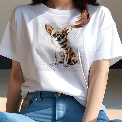 Tシャツ レディース 犬ファン 半袖 春夏 犬柄 プリント カジュアル かわいい 人間用 フィットネス ダン..