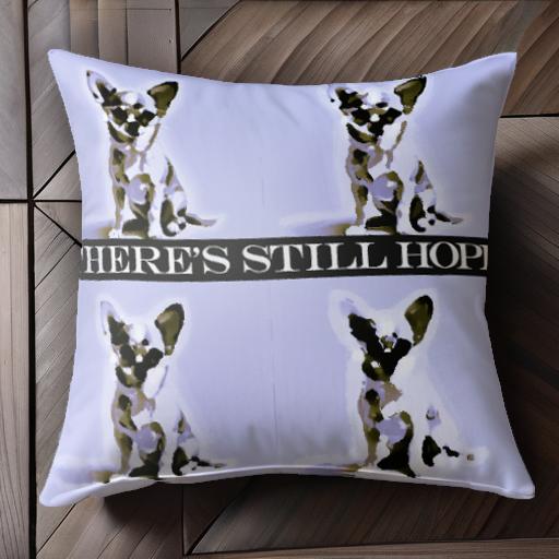 チワワ クッションカバー 45×45cm アニマル柄 おしゃれ 可愛い クッション本体付き 正方形 犬ファン