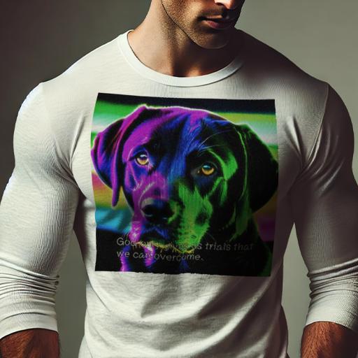 長袖Tシャツ 人間用 メンズ 秋春夏 プリント レジャー アウトドア カジュアル かわいい 犬ファン ネオン ラブラドールレトリバー 光 犬 長袖Tシャツ 人間用 メンズ 秋春夏 プリント レジャー アウトドア カジュアル かわいい 犬ファン ネオン ラブラドールレトリバー 光 犬