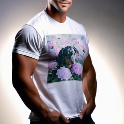 Tシャツ メンズ キッズ 犬ファン 半袖 春夏 犬柄 プリント カジュアル かわいい 人間用 フィットネス ..