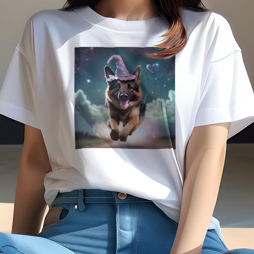 Tシャツ レディース 犬ファン 半袖 春夏 犬柄 プリント カジュアル かわいい 人間用 フィットネス ダン..