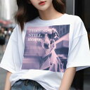 Tシャツ メンズ キッズ 犬ファン 半袖 春夏 犬柄 プリント カジュアル かわいい 人間用 フィットネス ダンス サングラス その他 コート 都市の背景