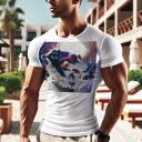 Tシャツ メンズ キッズ 犬ファン 半袖 春夏 犬柄 プリント カジュアル かわいい 人間用 フィットネス ダンス サングラス ボーダーコリー