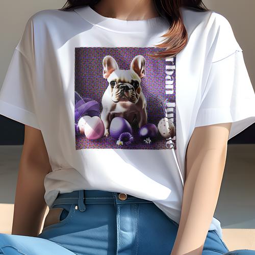 Tシャツ レディース 犬ファン 半袖 春夏 犬柄 プリント カジュアル かわいい 人間用 フィットネス ダンス イースターエッグ フレンチブルドッグ 花 アーバンジュングル Tシャツ レディース 犬ファン 半袖 春夏 犬柄 プリント カジュアル かわいい 人間用 フィットネス ダンス イースターエッグ フレンチブルドッグ 花 アーバンジュングル
