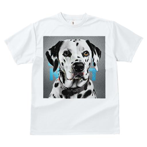 Tシャツ レディース 犬ファン 半袖 春夏 犬柄 プリント カジュアル かわいい 人間用 フィットネス ダンス 白黒 ダルメシアン スポット 首輪