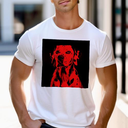 Tシャツ メンズ キッズ 犬ファン 半袖 春夏 犬柄 プリント カジュアル かわいい 人間用 フィットネス ダンス 赤 ダルメシアン 黒 ハイコントラスト グラフィック ドッグアート Tシャツ メンズ キッズ 犬ファン 半袖 春夏 犬柄 プリント カジュアル かわいい 人間用 フィットネス ダンス 赤 ダルメシアン 黒 ハイコントラスト グラフィック ドッグアート