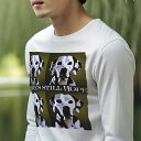 長袖Tシャツ 人間用 メンズ 秋春夏 プリント レジャー アウトドア カジュアル かわいい 犬ファン 希望 ダルメシアン まだ希望がある モチベーション ポップアート インスピレーション