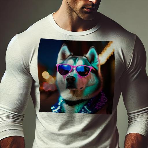 長袖Tシャツ 人間用 メンズ 秋春夏 プリント レジャー アウトドア カジュアル かわいい 犬ファン サン..