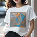 Tシャツ レディース 犬ファン 半袖 春夏 犬柄 プリント カジュアル かわいい 人間用 フィットネス ダンス 希望 ダルメシアン 犬 ポジティブ インスピレーション(4)