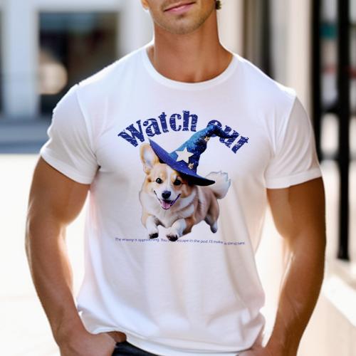 ブラック：黒ブルー：青ホワイト：白ベージュ：茶色イエロー：黄色ライトピンク：桃色オートミール：グレー：灰#黒のみ速乾 #吸汗 #メッシュ素材 #ポリエステル100％ #UPF20 #紫外線保護指数 #黒以外綿100％ #プリント #クルーネック #大人カジュアル #ペアTシャツ #親子ペアルック #アニマル柄 #ダンス #練習 #運動 #40代 #30代 #50代