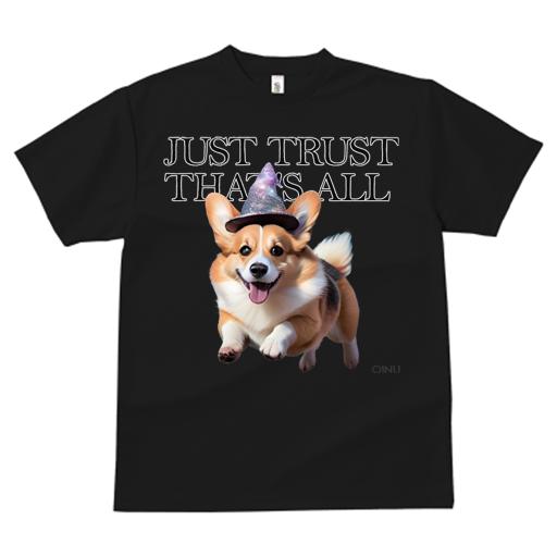 Tシャツ レディース 犬ファン 半袖 春夏 犬柄 プリント カジュアル かわいい 人間用 フィットネス ダンス 魔法の帽子 コーギー テキスト