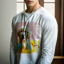 長袖Tシャツ 人間用 メンズ 秋春夏 プリント レジャー アウトドア カジュアル かわいい 犬ファン たまご ゴールデンレトリバー カラフル イースター