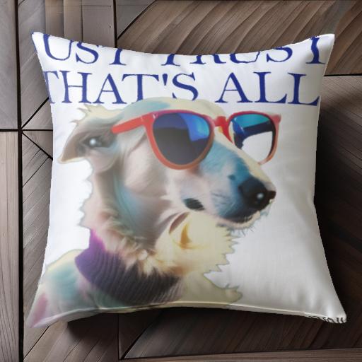 サングラス その他 セーター テキスト クッションカバー 45×45cm アニマル柄 おしゃれ 可愛い クッショ..