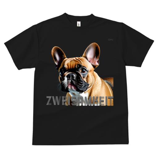 Tシャツ レディース 犬ファン 半袖 春夏 犬柄 プリント カジュアル かわいい 人間用 フィットネス ダンス 耳 フレンチブルドッグ 目 テキスト