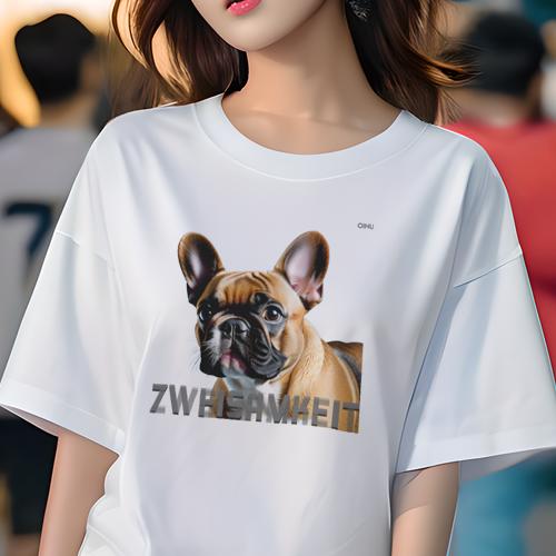 Tシャツ レディース 犬ファン 半袖 春夏 犬柄 プリント カジュアル かわいい 人間用 フィットネス ダンス 耳 フレンチブルドッグ 目 テキスト Tシャツ レディース 犬ファン 半袖 春夏 犬柄 プリント カジュアル かわいい 人間用 フィットネス ダンス 耳 フレンチブルドッグ 目 テキスト