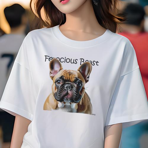 Tシャツ レディース 犬ファン 半袖 春夏 犬柄 プリント カジュアル かわいい 人間用 フィットネス ダンス 耳 フレンチブルドッグ 鼻 怖い かわいい テキスト Tシャツ レディース 犬ファン 半袖 春夏 犬柄 プリント カジュアル かわいい 人間用 フィットネス ダンス 耳 フレンチブルドッグ 鼻 怖い かわいい テキスト